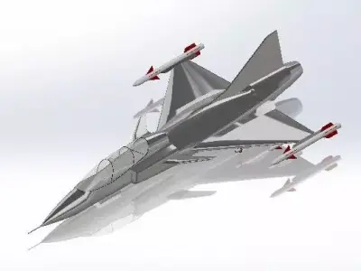 Fighter Jet 3D model order