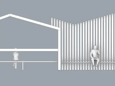 Custom Bus Stop Bench Free 3D print model
