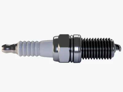 Spark Plug 3D model by 3DModelingCorp