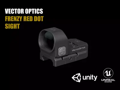 Vector Optics Frenzy Red Dot Sight Low-poly 3D model