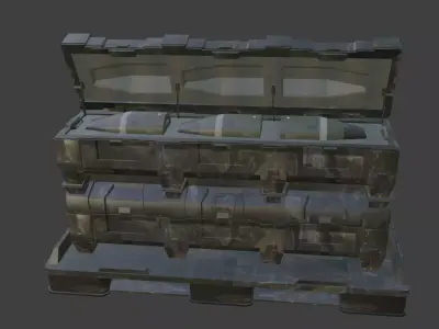 bomb weapon Low-poly 3D model