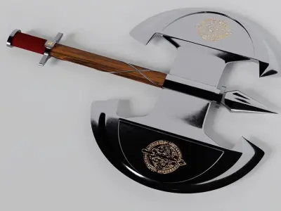 Warrior Axe 3D model purchase