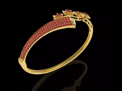 Art Deco Bracelet 30 3D print model