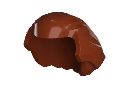 Custom3Dprint Minifigure Accessory - Minifigure Hair S2 - 051 3D print model