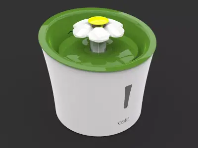 Catit Flower Cat Water Fountain 3D model