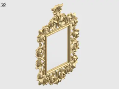 Baroque Mirror Frame 3D print model