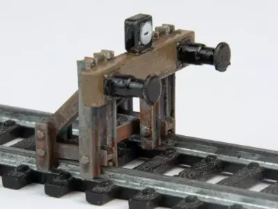 Railway Buffer Stop Mod2 1-87 resin 3D print model
