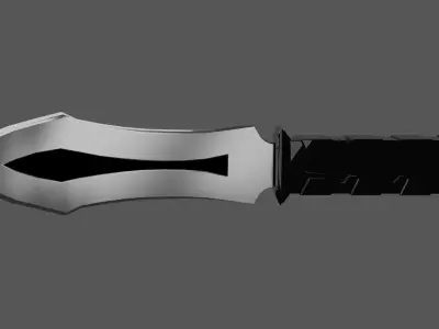pocket knife model -LP Low-poly 3D model