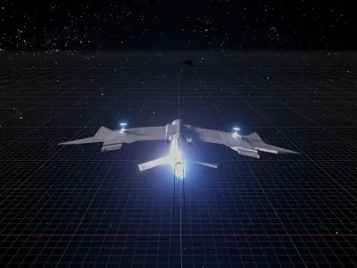 Spacecraft Free 3D model