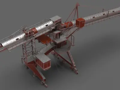 Ship loader 3D model