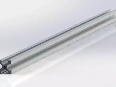 V-Slot 2020 Aluminum Profile Engineering Standard 3D model