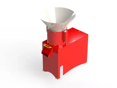 WG 4001 - STL Feed pelletizer - Granulator 3D model