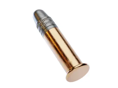 22 Long Rifle Bullet 3D model