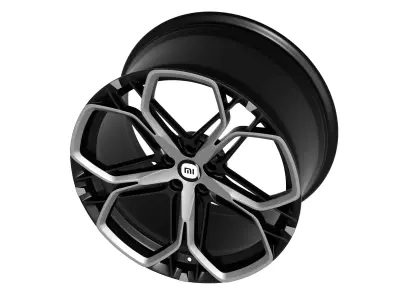 Xiaomi SU7 Two-Piece Forged Flower Pattern Wheels 3D model