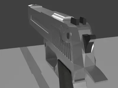 Desert Eagle Free low-poly 3D model