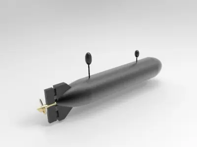 HSU-001 UUV 3D Print Model 3D print model