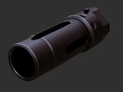 KAC 762 KDC TRIPLE TAP  Low-poly 3D model