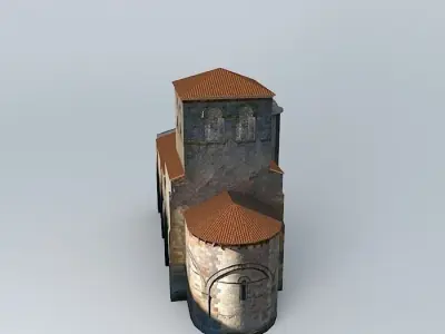 Chapel Our Lady of the Valley Free 3D model