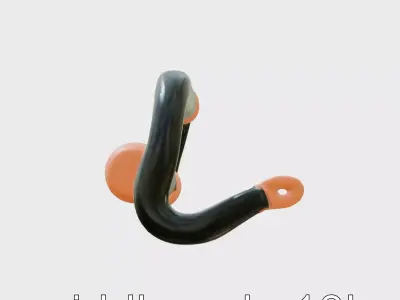 Adjustable Resistance Hand and Shoulder Expander Low-poly 3D model