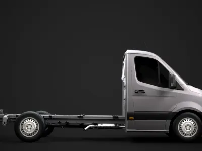 Freightliner Sprinter Chassis Single Cab L2 RWD 2020 3D model