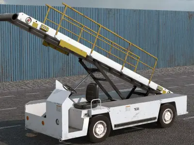 Airport Luggage Loader 3D model