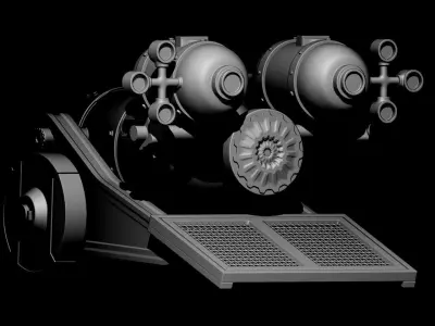Medieval Cannon 3d print model 3D print model
