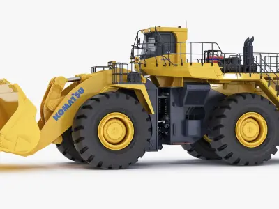 Mining loader Komatsu WA1200 3D model