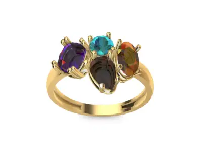 spring ring 3D model