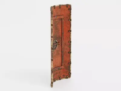 Dirty Scutum Shield - Roman Armor Equipment 3D model