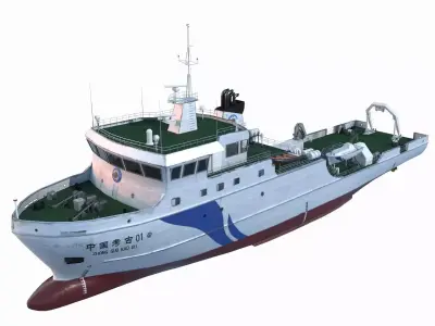 Archaeological Research Vessel 01 3D model