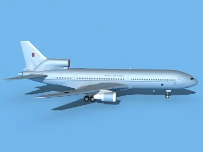 Lockheed L-1011 Royal Air Force 2 3D model