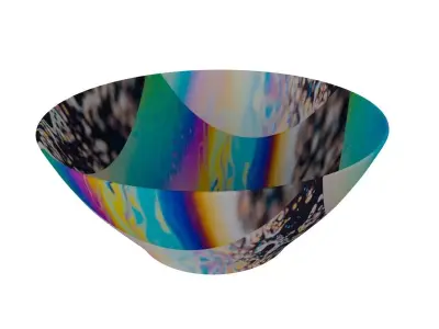 Bowl in Mix Color 3D model