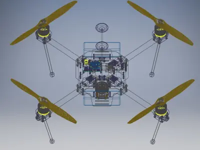X4 Developer Quadcopter 3D model