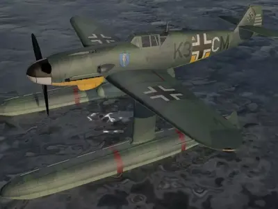 Messerschmitt Bf-109W-1 3D model