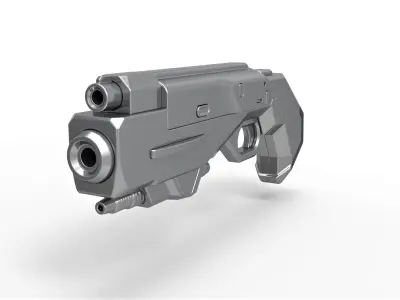 Blaster from the movie MIB International 2019 3D model