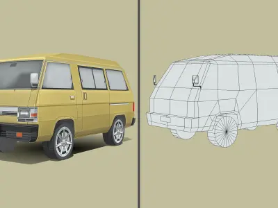 Low-Poly Car Pack 009 - Versatile Vans purchase