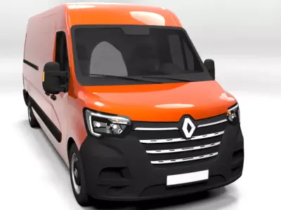 RENAULT MASTER L 2020 Low-poly 3D model