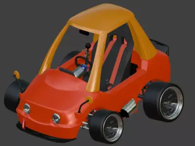 Mini Go-Kart  3D model