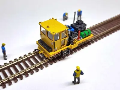 N Scale Spike Puller MOW 3D print model