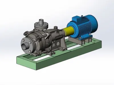 Pump In Line 3D model