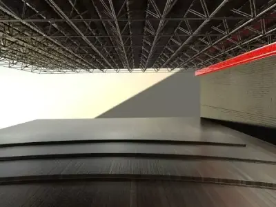 Ceiling Structure - Pipes - Stage 3D model