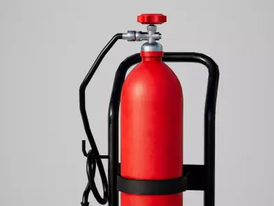 CO2 Capsule Low-poly 3D model