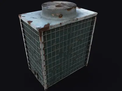 Air Condition v2 Low-poly 3D model