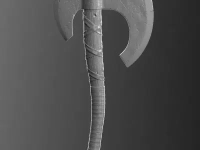 Realistic Axe  3D model
