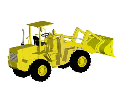 loder 3D model by truck-3d