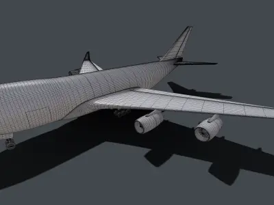 Cargo Aircraft 3D model 5