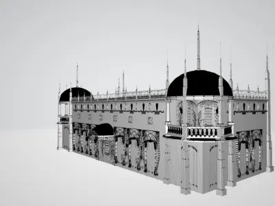 Music pavilon 3D model