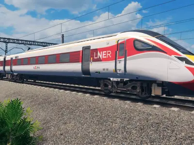 British Rail Class 800 - LNER Livery Low-poly 3D model