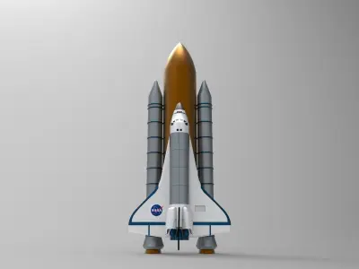 Space Shuttle 3D model 5