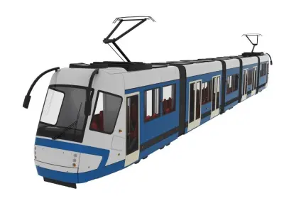 metro train 3D model purchase